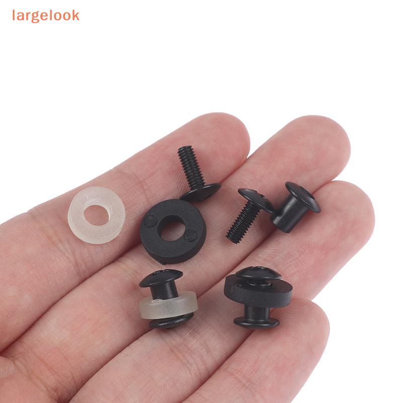 [largelook] 6 ชุด ck Steel Short Post Chicago Screw Set Cross Head เหมาะสําหรับ DIY Kydex