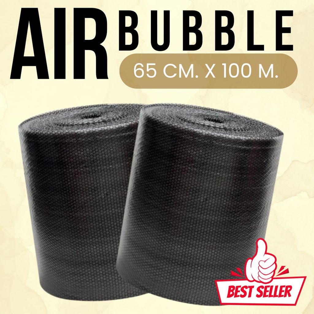ราคาดี๊ดี สั่งเลย  บับเบิ้ล สีดำ 65x100cm. หนา40แกรม บับเบิ้ลกันกระแทกดำ พร้อมส่งทุกออเดอร์