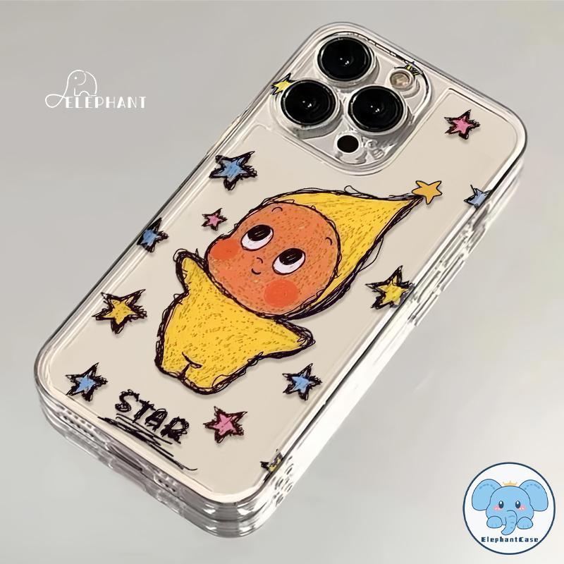สำหรับ IPhone 17 Air 15 13 11 12 16 14 Pro Max X XR XS Max 7 14 16 Plus SE เคสใสลายดาว Twinkle Twinkle น่ารักทันสมัย - รูปที่ 3
