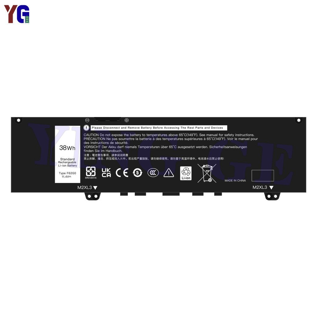 เหมาะสําหรับแบตเตอรี่แล็ปท็อป Dell Inspiron 5370 13-7370 7380 7373 P87G F62G0