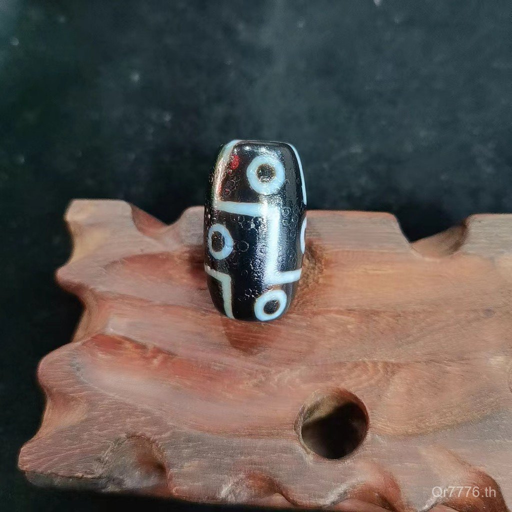 Dzi Beads สำหรับผู้ชายและผู้หญิง Tibetan High Dzi Beads, Tiger Tooth Nine Eyes Chalcedony Beads ขายส