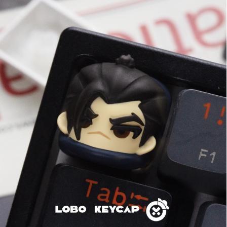 Lobo Yasuo League of Legends Theme Artisan Keycaps ปุ่มกดเรซิน