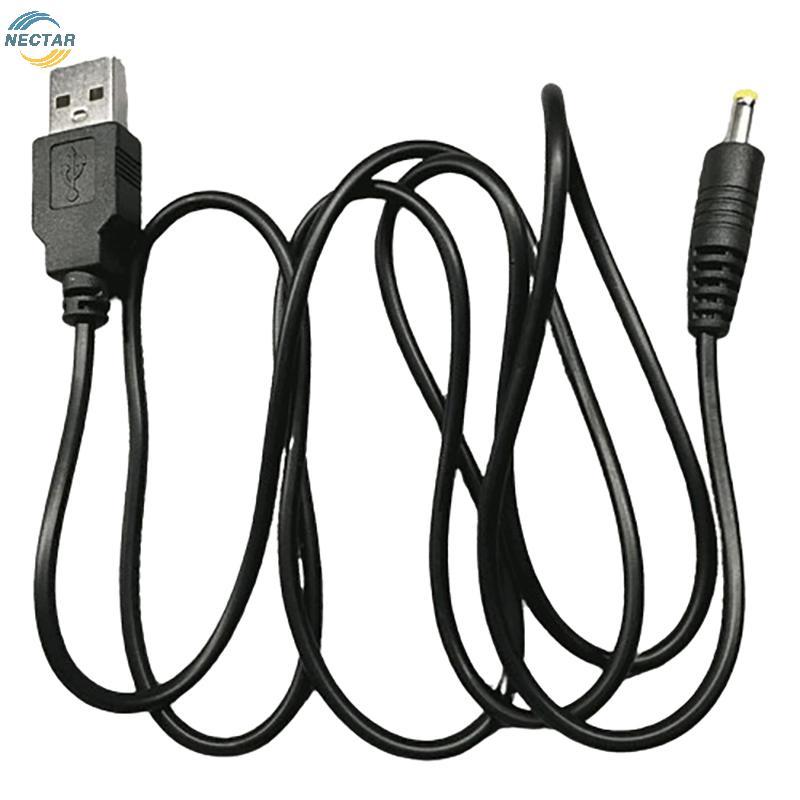 TAR 5V สายชาร์จ USB สําหรับ PSP 1000 2000 3000 สายชาร์จ DC4.0 พอร์ตปลั๊กสายชาร์จสายไฟสีดํา N