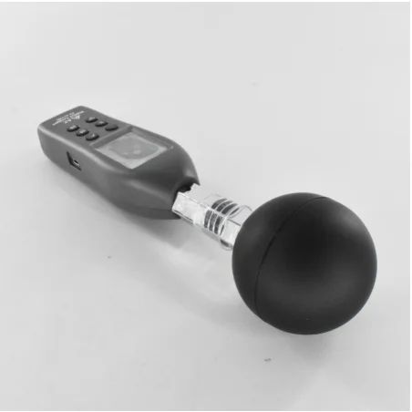 ใหม่ร้อน AZ87786 การป้องกันจังหวะความร้อน Self Calibration Alarm อุณหภูมิเครื่องวัดความชื้น WBGT Met