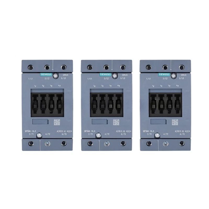 บรรจุภัณฑ์เดิม Siemens AC Contactor 3RT50461AC20 3RT50461AG20 3RT50461AN20 3RT50461AQ00 AC24V/110V/2