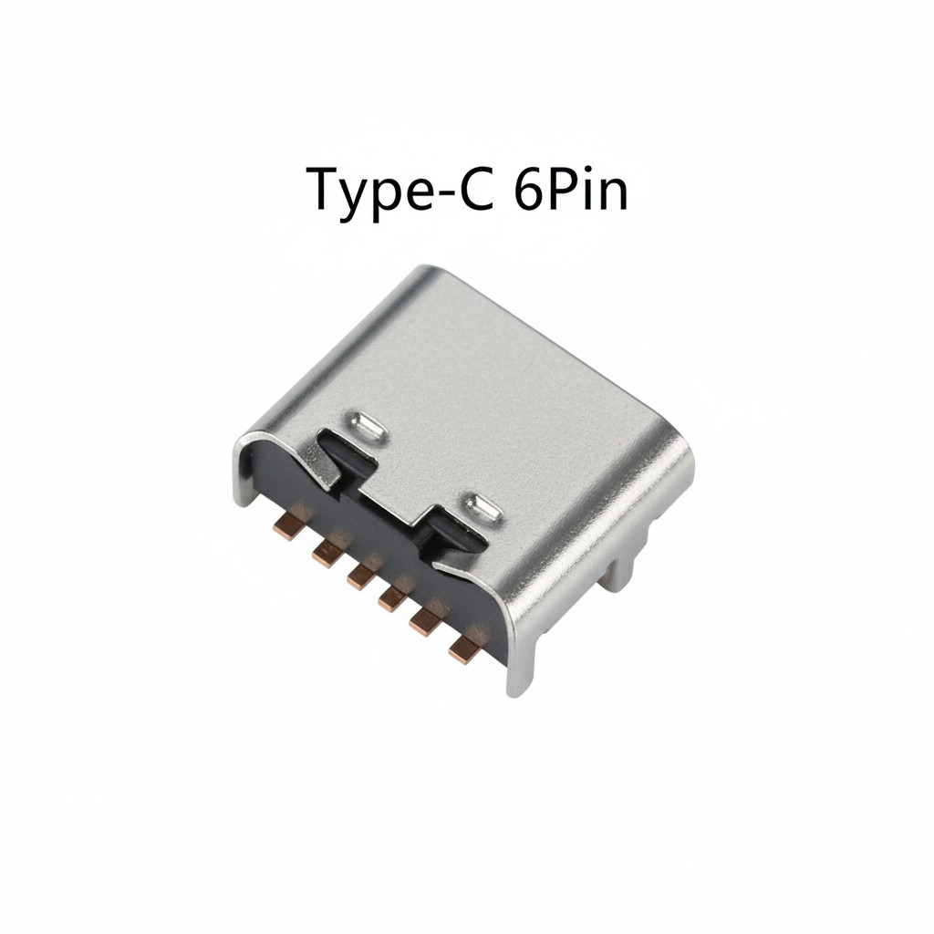 ตูดชาร์จมือถือ Type-C USB (6 Pin) ใช้งานได้หลายรุ่น #089