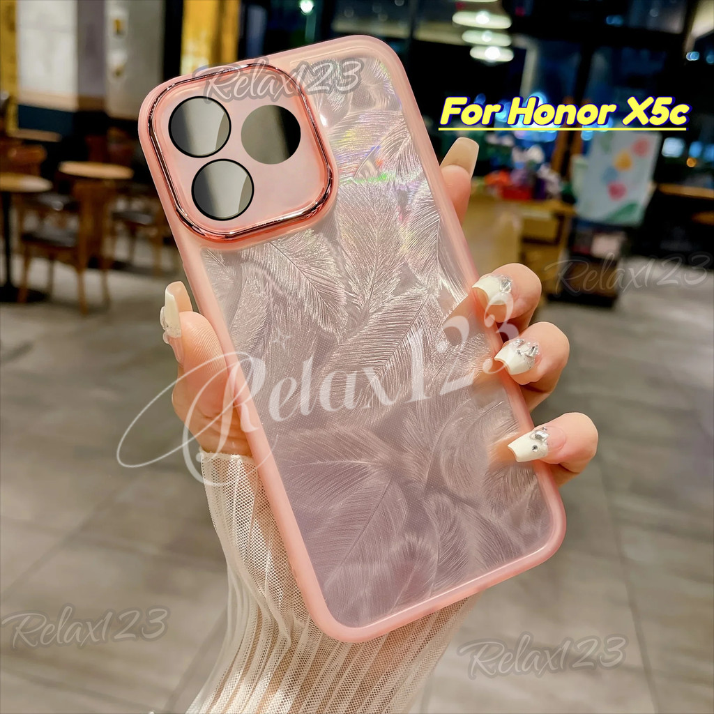 สําหรับ Honor X5c 4G 2025 Honor X5C X5c Plus HonorX5c HONOR X5c HONOR X5c + 4G ปลอก 2025 หรูหรา Feat