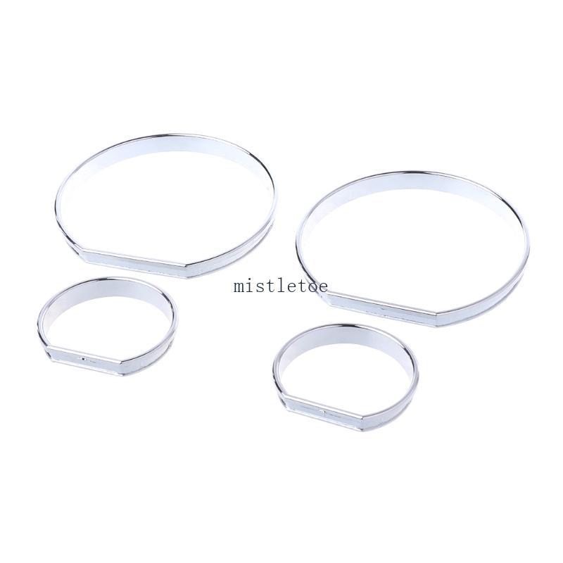 MIS Chrome Gauge Dash Dial แหวน Bezel Trim Speedometer AC M-Tech สําหรับ E46 สําหรับ M3