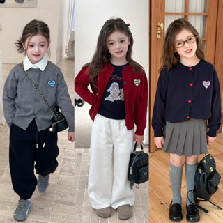 PRETTY BABY เสื้อคลุมเด็ก เสื้อคลุมคาร์ดิแกน เสื้อกันหนาวเด็…