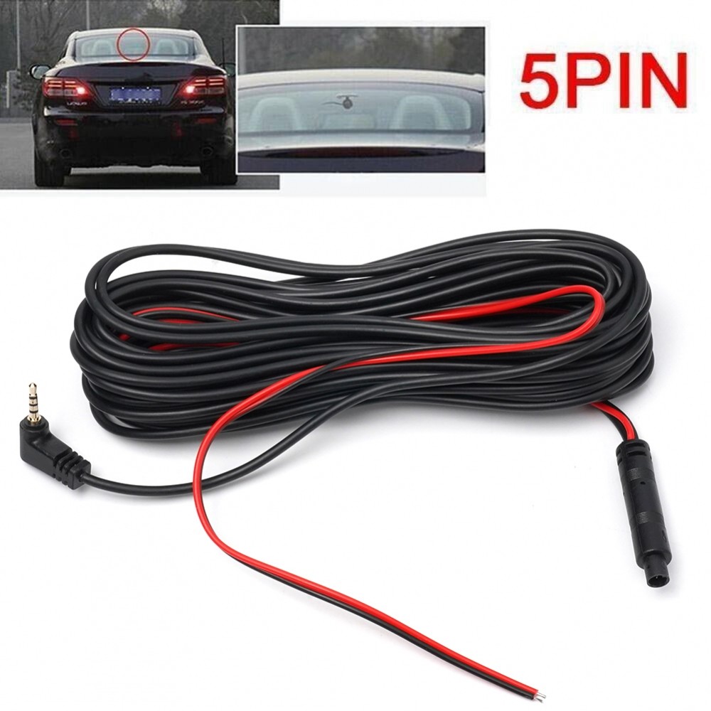 สายวิดีโอ 32.8ft 5Pin Cord Wire Campers Extension Cable Trailers และ Buses 10m