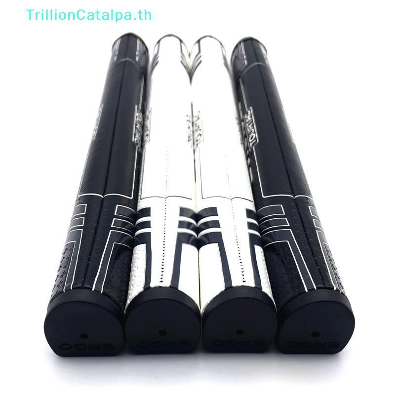 TrillionCatalpa กอล์ฟคลับกริปส์ Evnroll PU กริปส์หนาสามเหลี่ยมสำหรับกอล์ฟพุตเตอร์