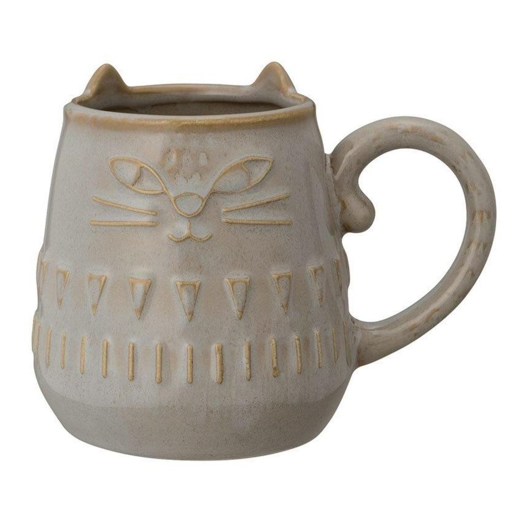 แก้วกาแฟลายแมวสุดน่ารักจากดีไซน์เนอร์ญี่ปุ่น ขนาดประมาณ φ84×118×h95mm เหมาะสำหรับคอกาแฟที่ชื่นชอบดีไ