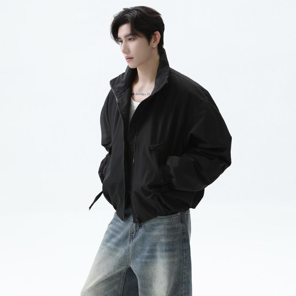 SUIKONE ซุยโคเนะ เสื้อแจ็คเก็ตใหม่ ผ้าฝ้ายเบาะ สไตล์เกาหลียกระดับ สำหรับทั้งสองเพศ — صورة 7