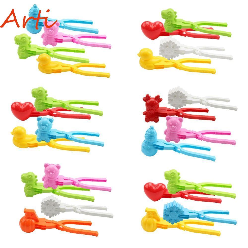 ARTI Bear Snowball Clip Snow Toys Kids Snowballs Fight Snowballs Mold Outdoor Snow Shovel Sand Making Mould
