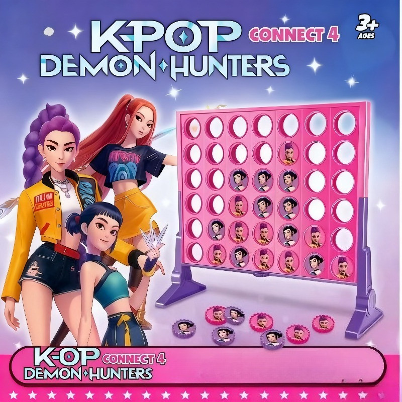 KPop Demon Hunters BINGO เชื่อมต่อบิงโก บอร์ดเกมส์บิงโก เกมกระดาน ของเล่นเด็ก ส่งเสริมการพัฒนา
