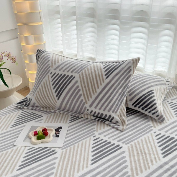 flower knows blush flower knows ปลอกหมอนกํามะหยี่นมหนาคู่ชุดฤดูใบไม้ร่วงฤดูหนาวครัวเรือนปะการังกํามะ