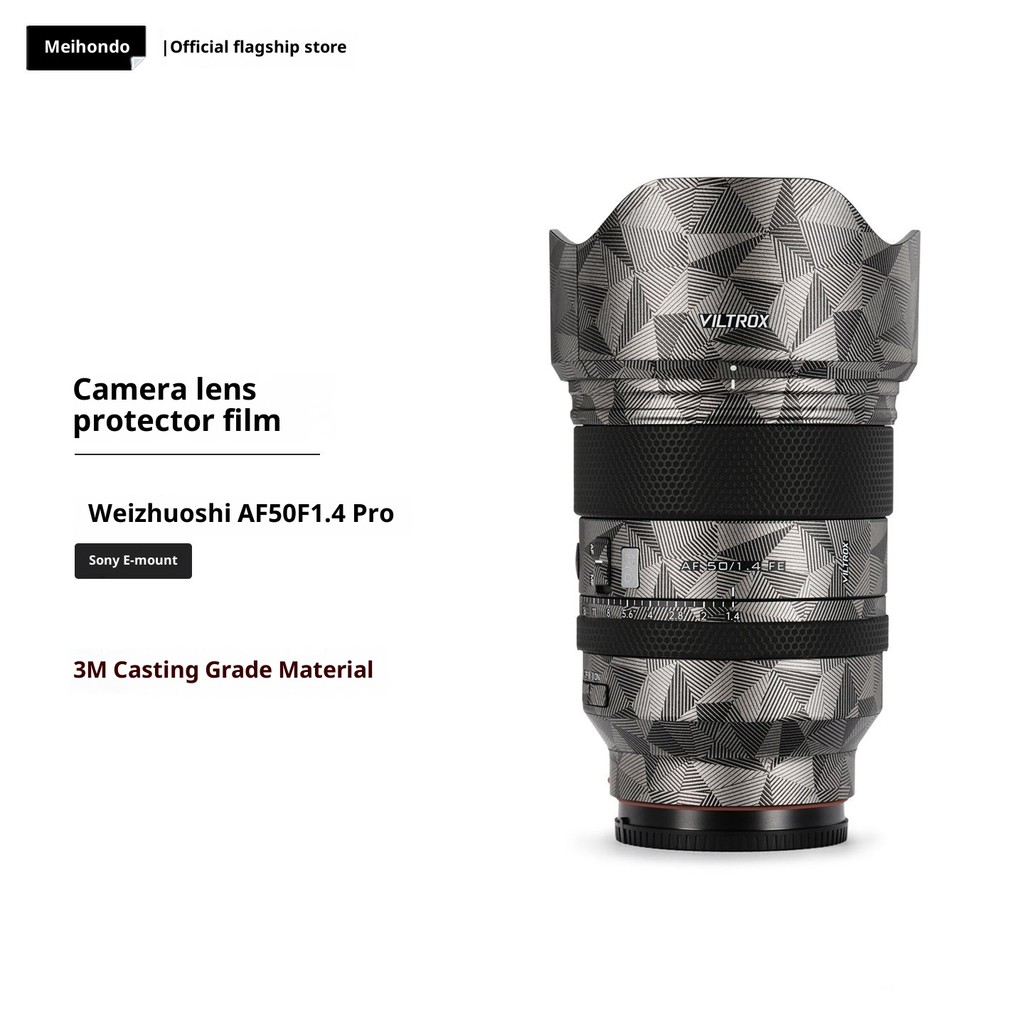 ฟิล์มกันรอยหน้าจอสําหรับเลนส์ Vitrox AF50 F1.4 Pro, สติ๊กเกอร์ Sony E-mount, 3M.