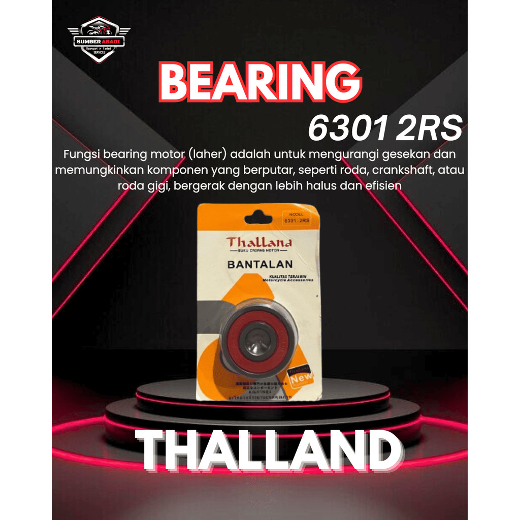 แบริ่งฮัลแลนด์ 6301 2RS
