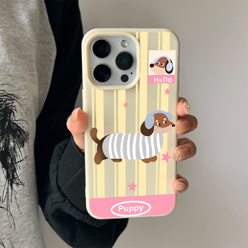 🚚เคสไอโฟน Case เคส iPhone 17 Pro Max Air 11 13 16 15 12 14 Pro Max เคสไอโฟน11 Puppy เคสกันกระแทกโทรศัพท์ซิลิโคน