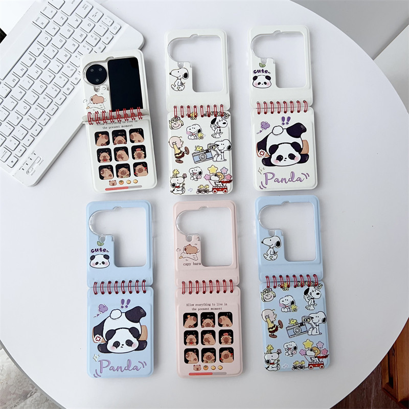 คู่กันกระแทกสําหรับ OPPO Find N3 N2 Flip Case Creative Design Simple Classic N3Flip N2Flip Back เคสโ
