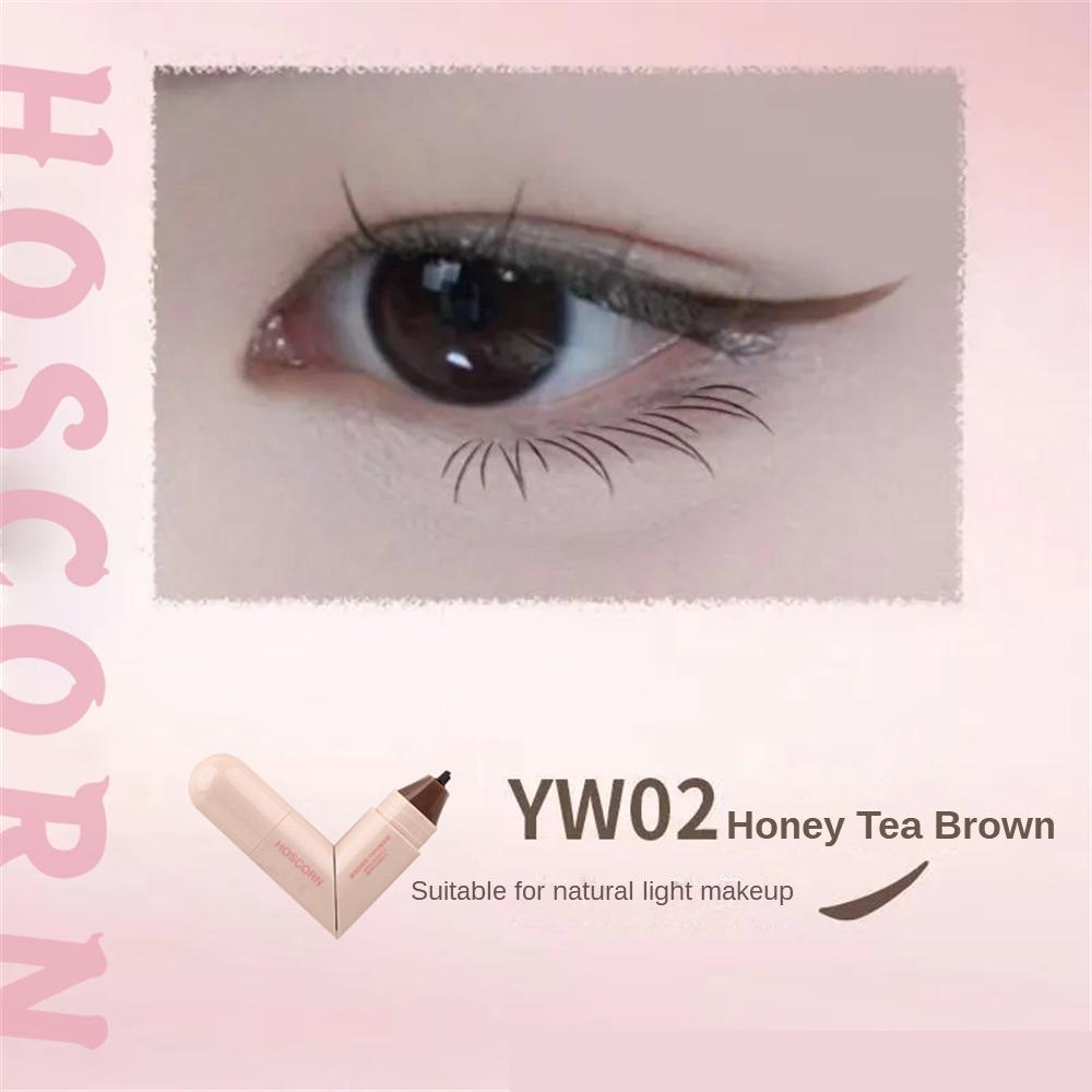 BUY 1 TAKE 1HOSCORN One-print Eyeliner Stamp Pen กันน้ําเหงื่อทนธรรมชาติ Quick-drying Eyeliner Long-lasting Eye แต่งหน้าสําหรับผู้เริ่มต้น ราคา ถูกที่สุด ดีลบีเคเค แกลเลอรีภาพที่ 3