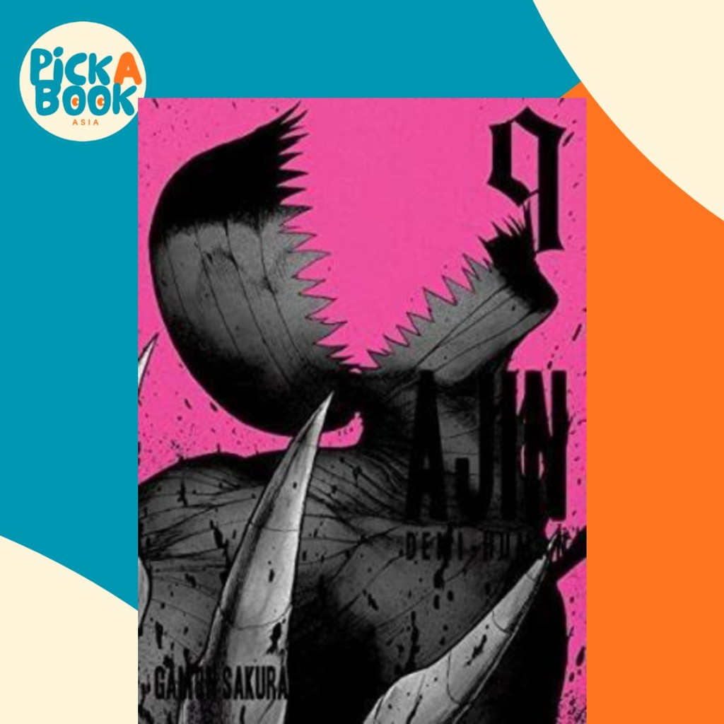 - Ajin: Demi-human Vol. 9 โดย Gamon Sakurai (ฉบับสหรัฐอเมริกาปกอ่อน)