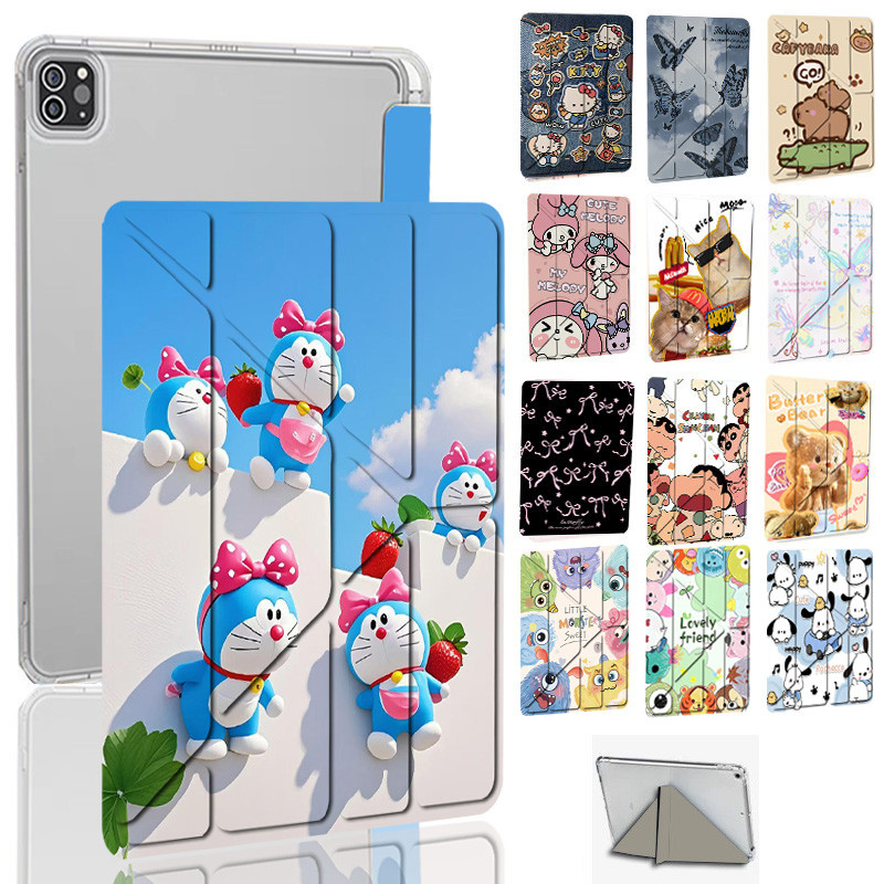 เคสไอแพดรูปตัว Y สำหรับ gen5 gen6 Air1 Air2 9.7 gen7 gen8 gen9 10.2 Air3 Pro 10.5 Air4/5/6 10.9 pro11 ใสกลับ gen10/gen11