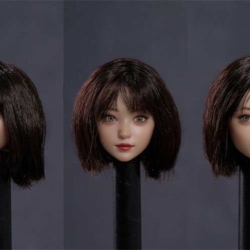 พร้อมสต็อก Z6TOYS ZC008 1/6 Movable Eye Beauty Head Sculpture Huanhuan เหมาะสําหรับตุ๊กตาทหารหญิง Ru
