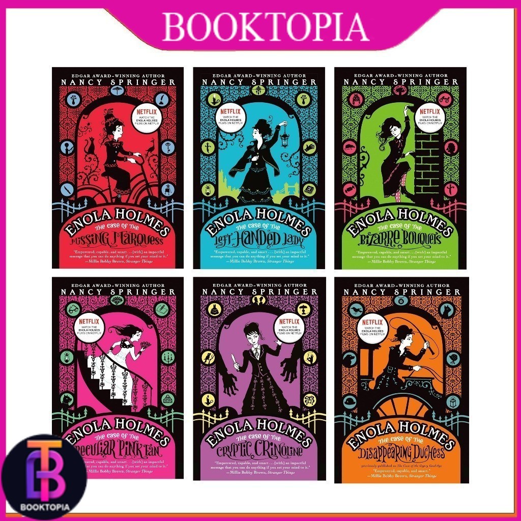 ปริศนา Enola Holmes โดย Nancy Springer (6 เล่ม) - booktopia