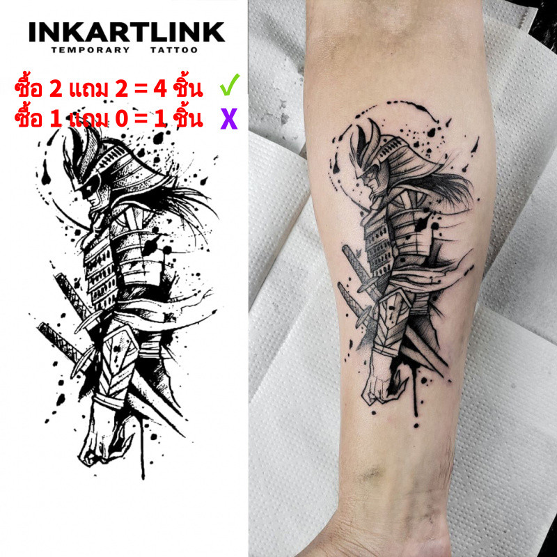 Inkartlink Magic Tattoo, กันน้ํา, กึ่งถาวร, ติดทนนาน, ชั่วคราว, สติ๊กเกอร์รอยสักปลอมสไตล์มินิมอล, รอยสักดาวอังคาร, รอยสักปาร์ตี้, รอยสักศิลปะ, 10 ซม.16 ซม.