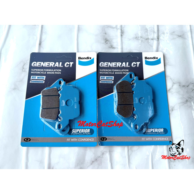 ผ้าเบรค (BENDIX) NMAX-155 หน้า&หลัง