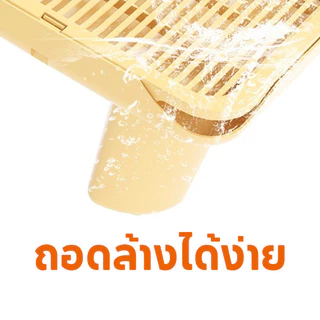 😺COD😺แผ่นดักทรายแมว บันไดห้องน้ำแมว 2 ชั้น ทำความสะอาดง่าย สะดวกต่อการใช้งาน ความจุขนาดใหญ่ ถอดออกได้3 สไตล์