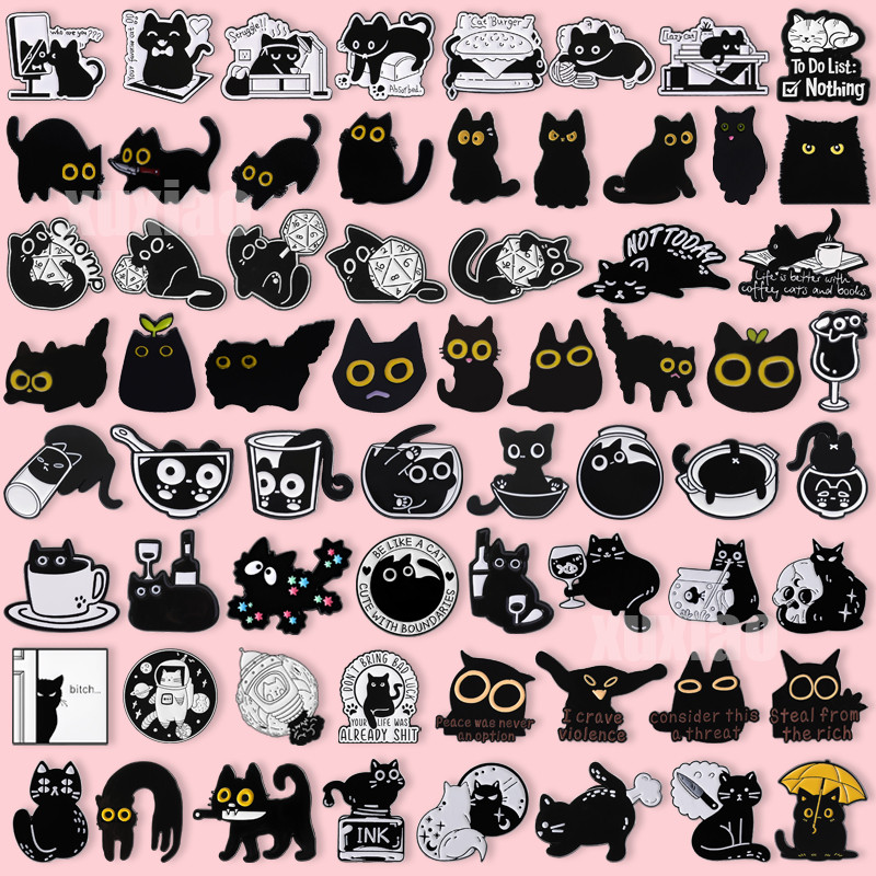 เข็มกลัดแมวน่ารัก 100 แบบ สำหรับกระเป๋าและเสื้อผ้า คนรักแมวจะชอบ!