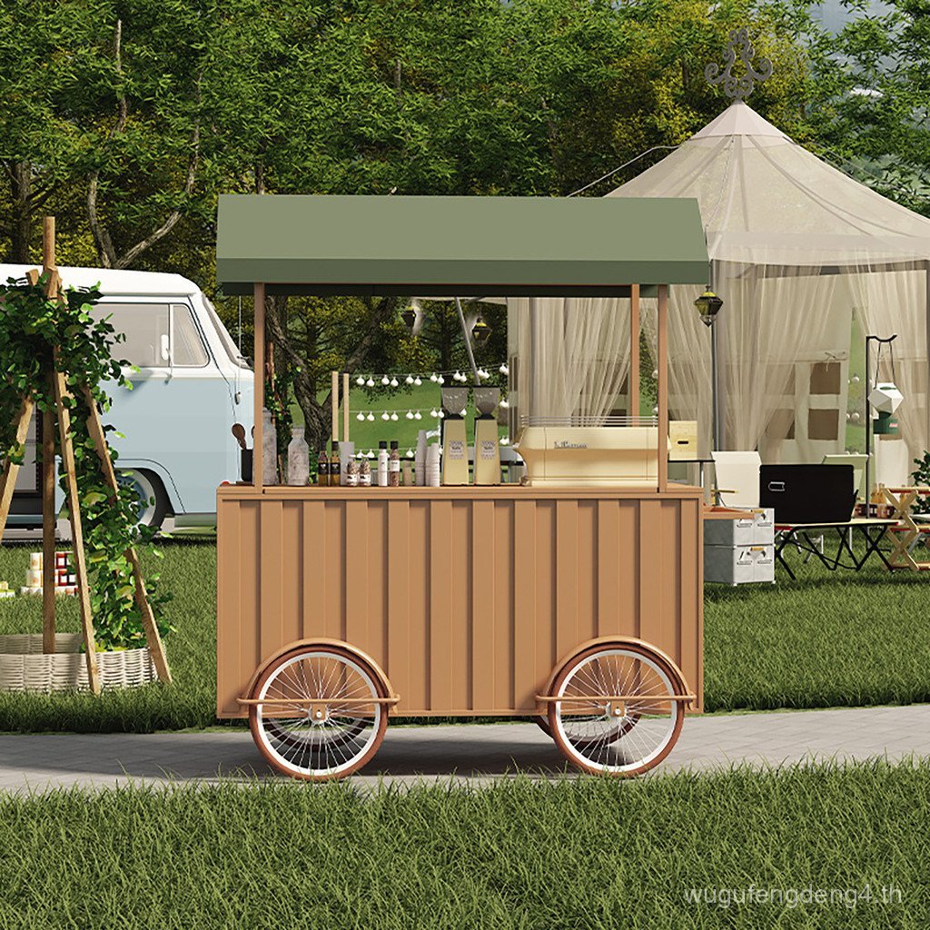 Influencer รถเข็นดอกไม้ Stall รถเข็นห้างสรรพสินค้าซูเปอร์มาร์เก็ตรถเข็นส่งเสริมการขาย Mobile Vending