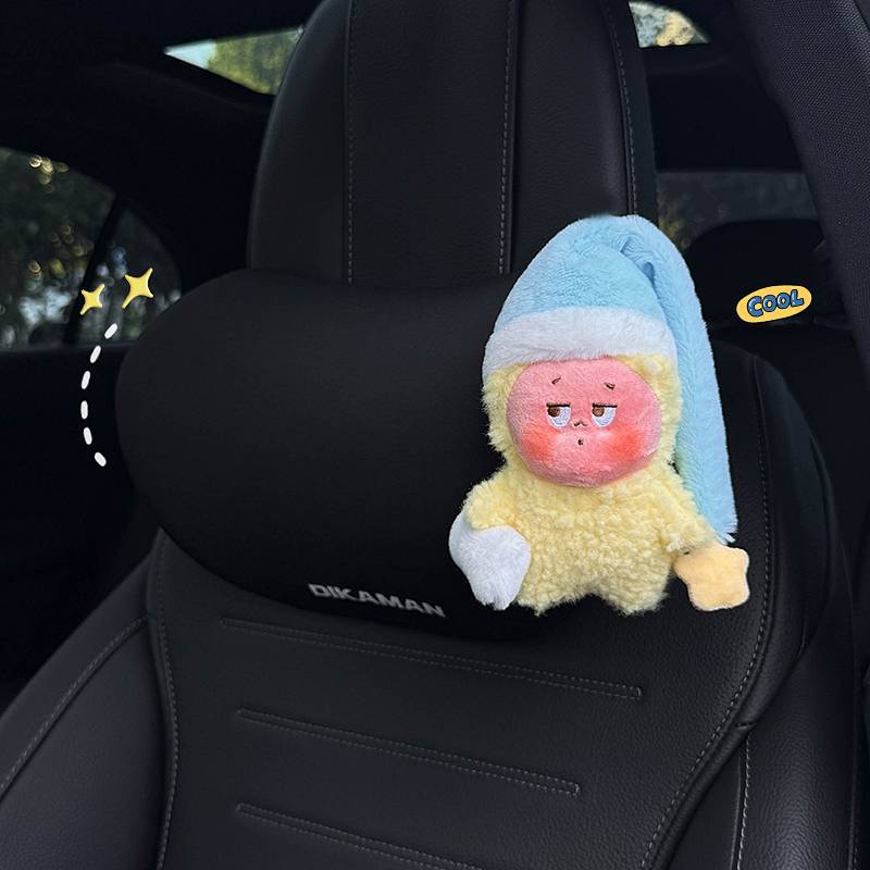 Set Car Car Pillow Driving inside Car Universal Four Seasons Headrest Cute Car Car Seat Cushion Main