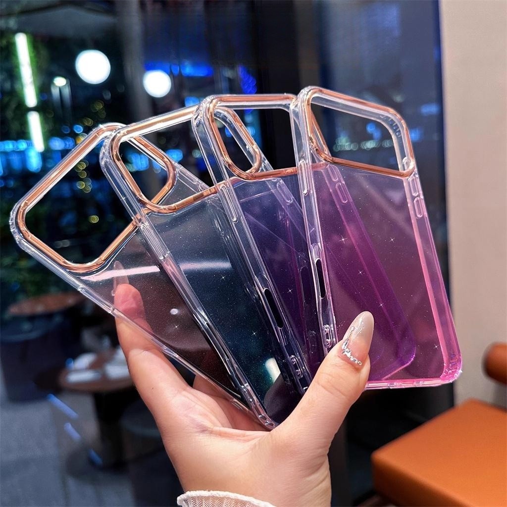 หรูหรากระพริบ ไอโฟน 17 มือโปร สูงสุด 17 อากาศ กรณี 11 12 13 14 15 มือโปร สูงสุด ฝาครอบอย่างเต็มที่ ป้องกันไล่โทนสีกันกระแทกอะคริลิฮาร์ดกร - รูปที่ 4