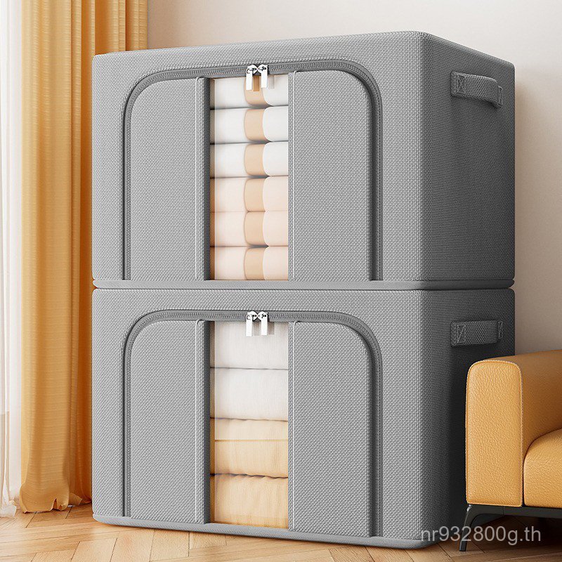 เสื้อผ้า Baina กล่องเสื้อผ้าในครัวเรือน Play Dajun ความจุแพ็คกล่องเก็บผ้านวมพับทุกวัน Tidy-up Cheng 