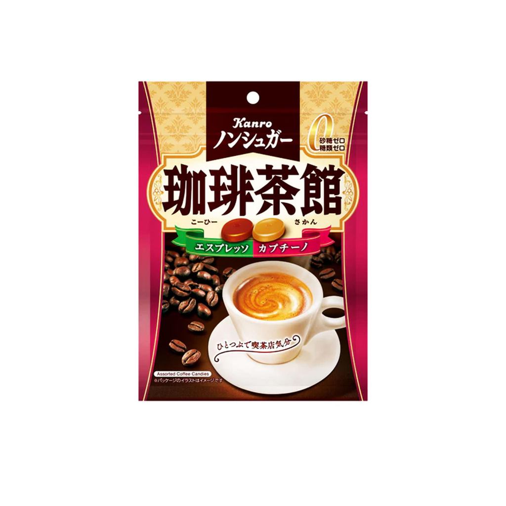 Kanro Non-Sugar Coffee Tea House 72g x 6 Bags
