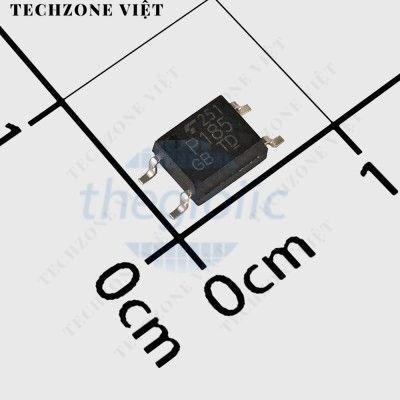[5 ชิ้น]- TLP185 Optoisoator ทรานซิสเตอร์เอาต์พุต 3750Vrms 1 Channel 4-SOP TechZone Viet
