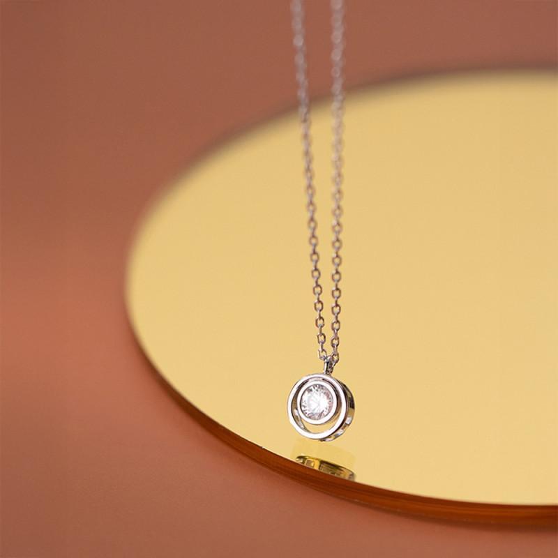 Orbit Necklace สร้อยคอเงินแท้ S925 [MERCELO]