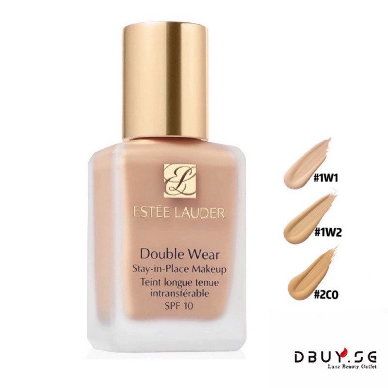 ESTEE LAUDER เอสเต้ ลอเดอร์ |  Authentic Double Wear Stay In Place Makeup Foundation 7ml/30ml-1W1,1W