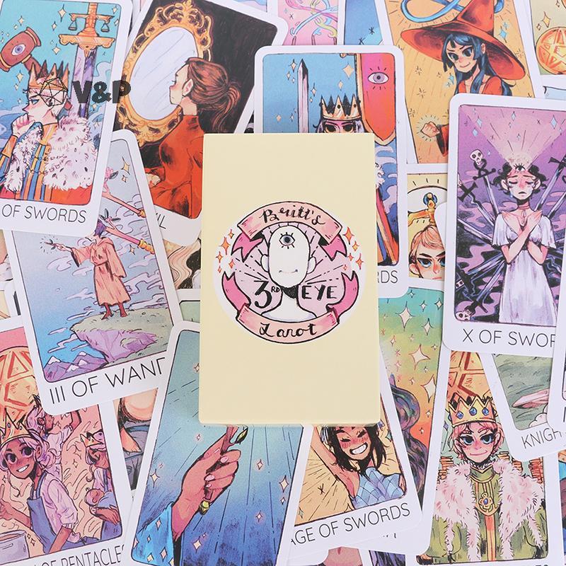 V&P 1Box Britts Third Eye Playing Card Family Party Board Game 78 การ์ด
