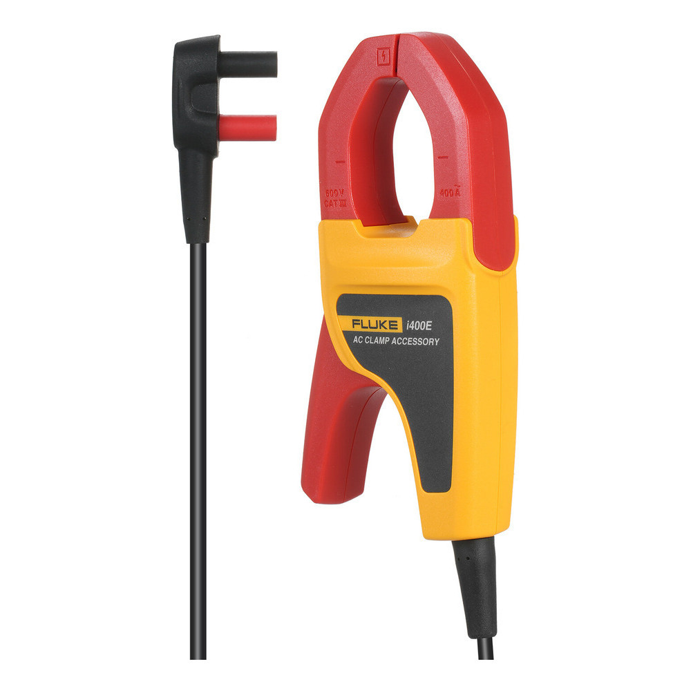 Fluke I400e แคลมป์แอมป์มิเตอร์พร้อมขั้วต่อประเภท Double Bana