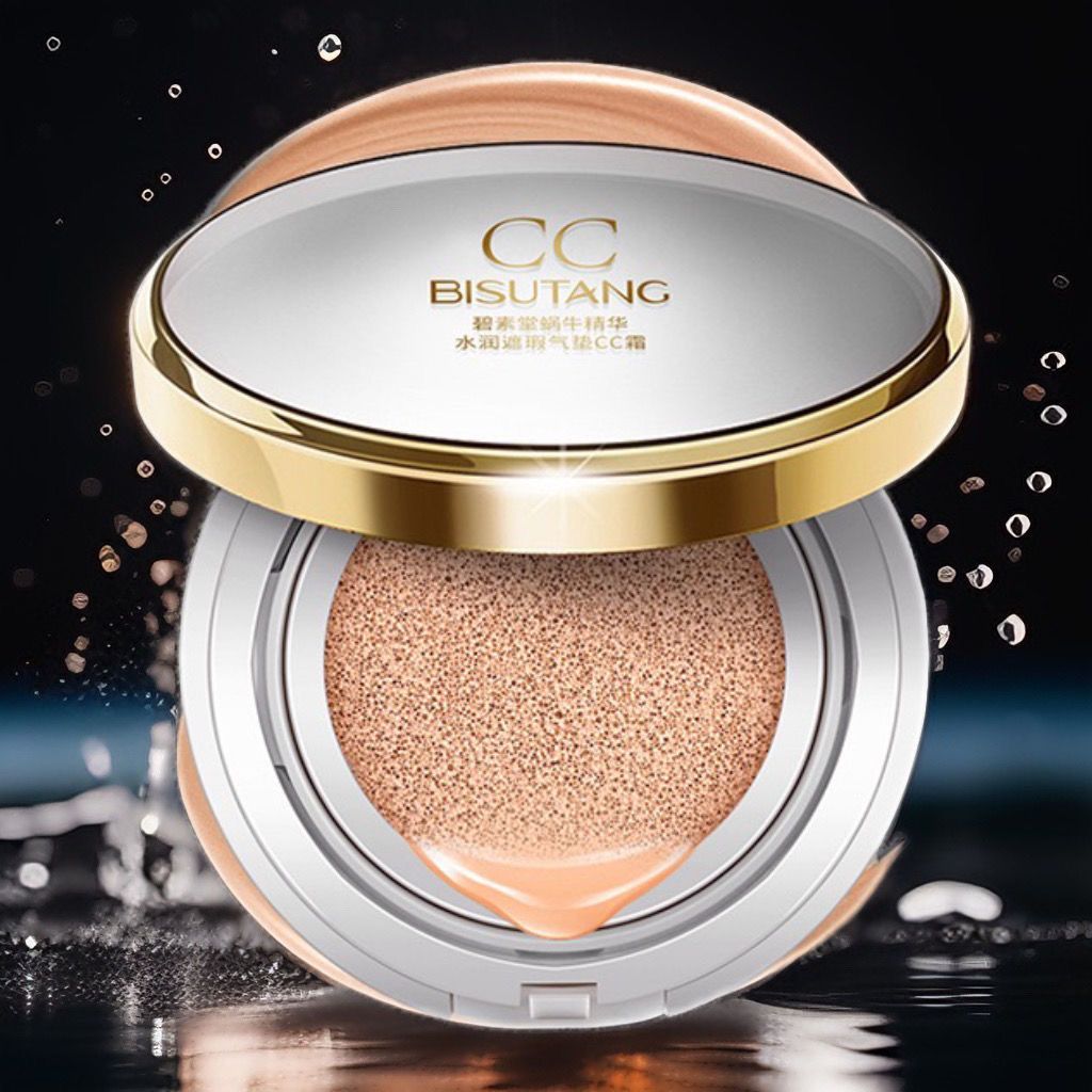 Aknillangsnail แผ่นอากาศน้ํามันCCC保湿提亮色不 นักเรียน 98柜Bishutang Snail Air Cushion Oil Control CC Crea