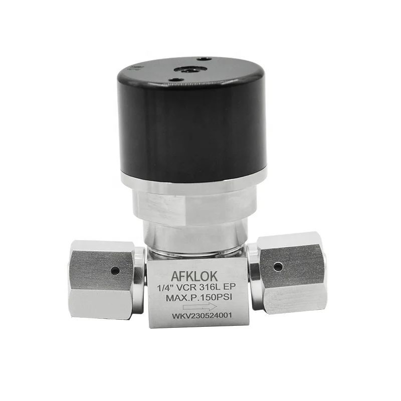 HOT ใหม่ AFKLOK WV4 แรงดันต่ํานิวเมติกไดอะแฟรมวาล์วปิด-ปิดวาล์วเครื่องมือ