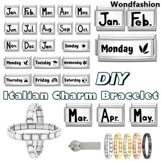 สร้อยข้อมือ charm สแตนเลส DIY เรโทร เสริมบุคลิกภาพ