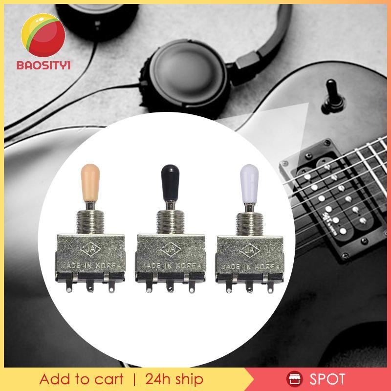 [Baosity1] Guitar 3 Way Toggle Switch Accessory Lightweight Musicians Versatile Beginners Parts Repl