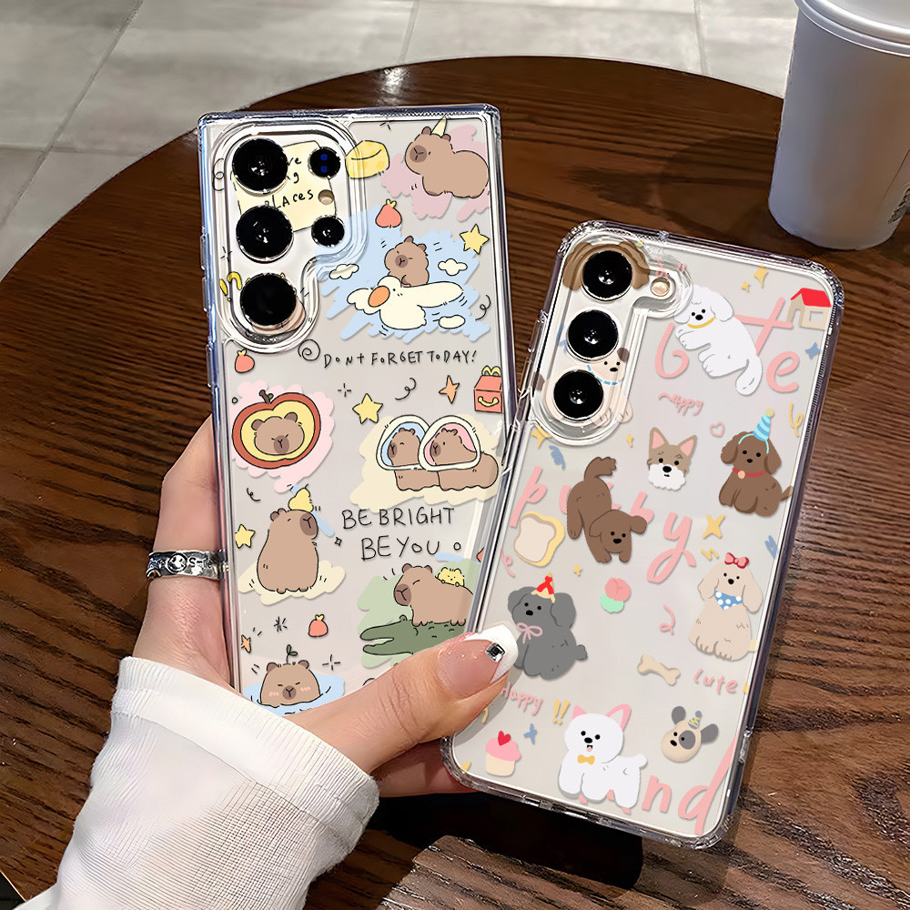 TPUกรณีสำหรับ Samsung A17 A57 A56 A07 A37 A36 A55 A26 A05S A16 A06 A54 A05 A35 A22 A15 A23 A53 A12 A14 S25 S24 S26Ultra