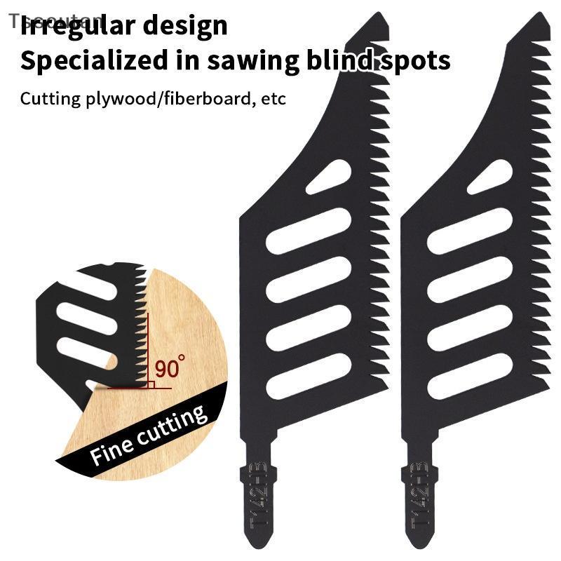 [TSST] 1/2/3 ชิ้น T142HB ใบเลื่อยจิ๊กซอว์โค้งเลื่อน T Shank ฟันละเอียดสําหรับงานไม้เครื่องมือตัดที่แ