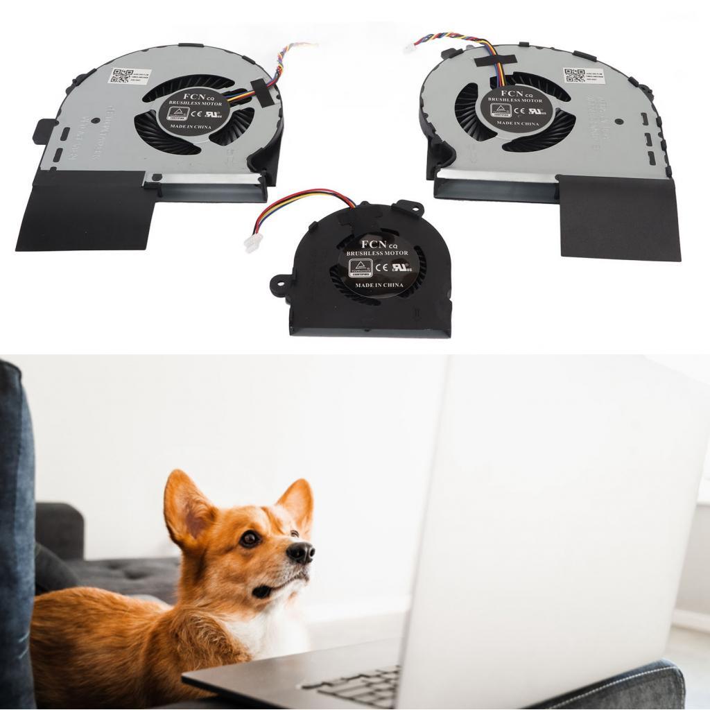 Ropa888 Fydun 3 ชิ้น CPU GPU พัดลมระบายความร้อนสําหรับ ROG STRIX GL703GS DS74 GL703 Professional